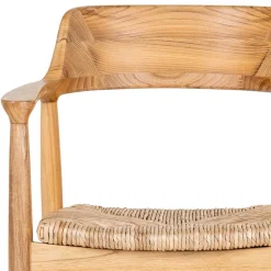 Wohnen Skandi Armlehnenstuhl aus Sungkai Holz - Tilli (2er Set)