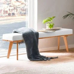 Wohnen Skandi Bank aus Eiche Massivholz - Venjus