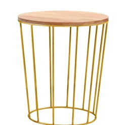 Wohnen Skandi Beistelltisch mit runder Tischplatte - Petropa