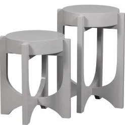 Skandi Beistelltische in Grau - Estranon (zweiteilig)^Wohnen Best