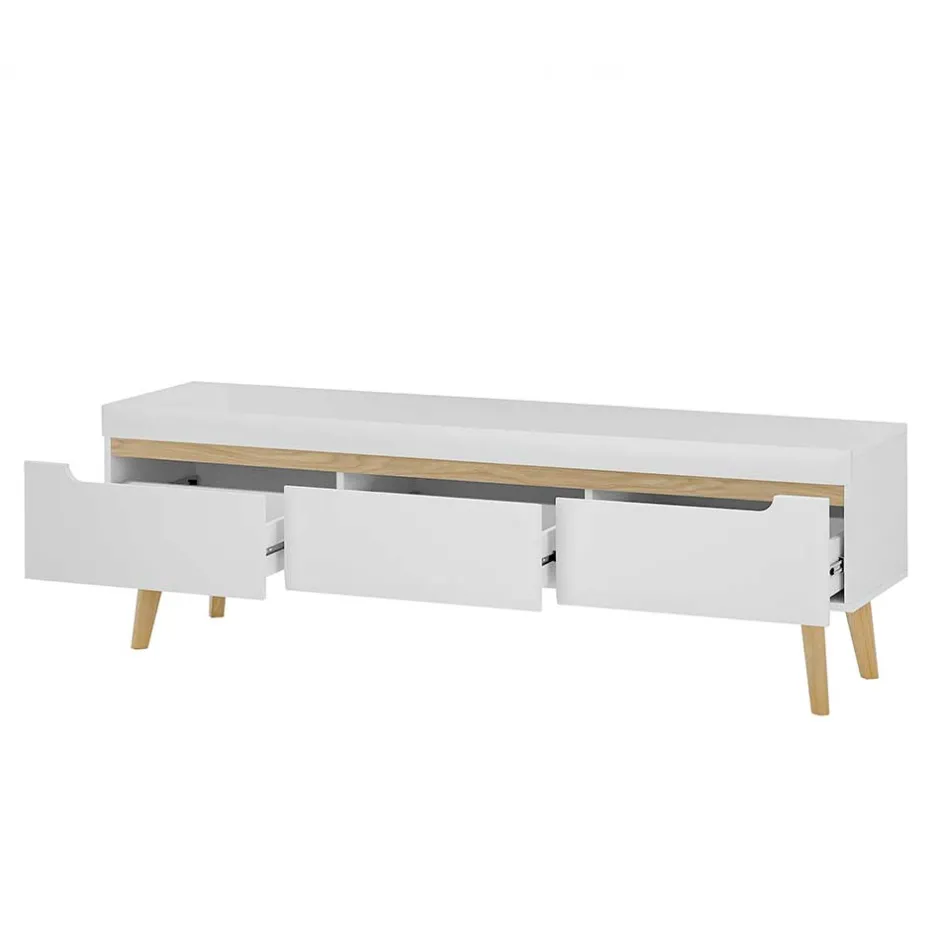 Skandi Designmöbel Wohnwand Set - Ginko (vierteilig)^Wohnen Best