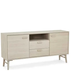 Skandi Kombi-Kommode in Eiche Weiß - Lametla^Wohnen Best