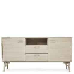 Skandi Kombi-Kommode in Eiche Weiß - Lametla^Wohnen Best