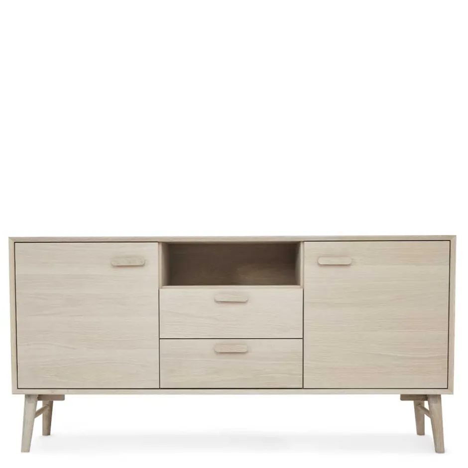 Skandi Kombi-Kommode in Eiche Weiß - Lametla^Wohnen Best