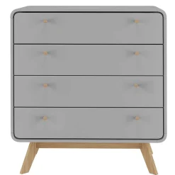 Skandi Kommode in Grau & Eiche - Wavan^Wohnen Online