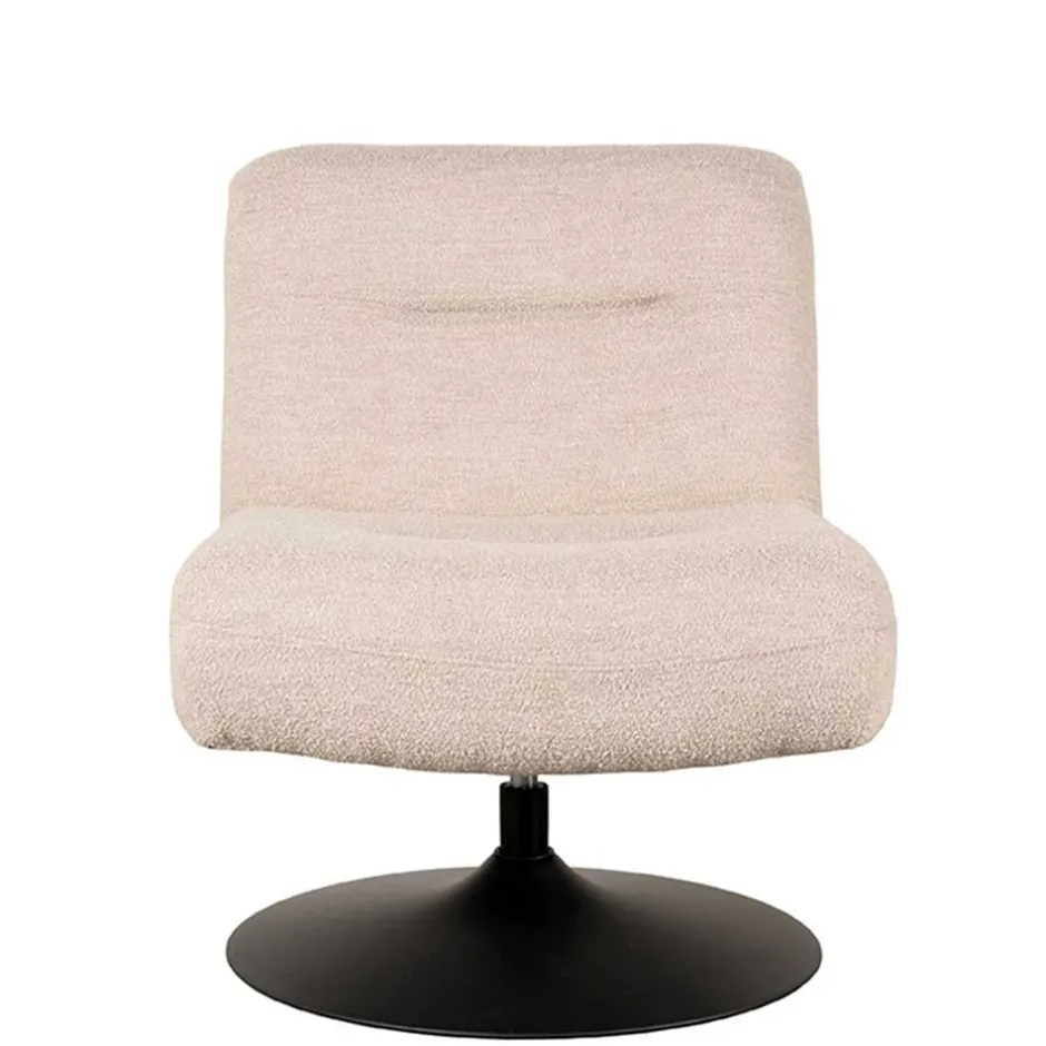 Skandi Loungesessel mit Tellerfuß Drehgestell - Haenja^Wohnen New