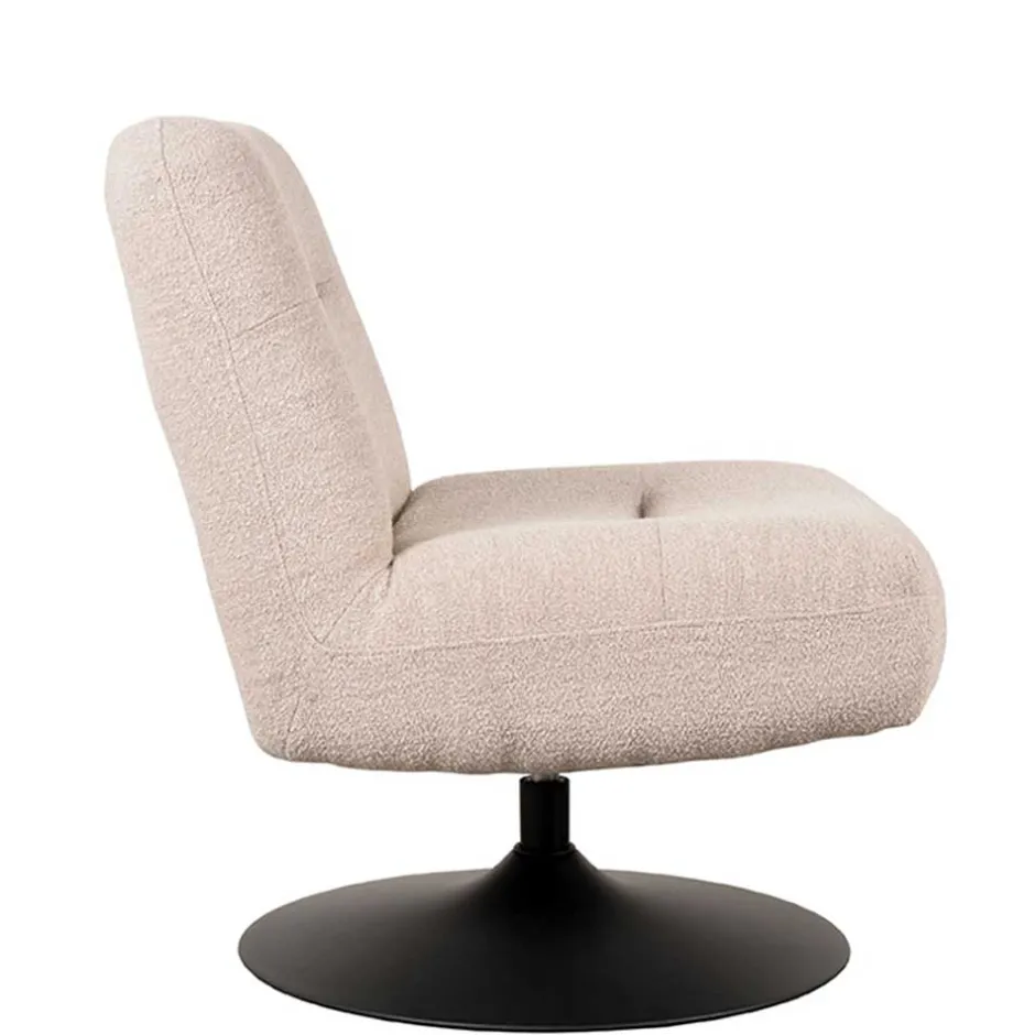Skandi Loungesessel mit Tellerfuß Drehgestell - Haenja^Wohnen New