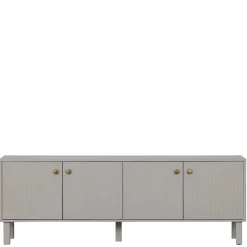 Skandi Lowboard 4-türig in Grau - Huvina^Wohnen Hot