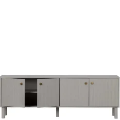 Skandi Lowboard 4-türig in Grau - Huvina^Wohnen Hot