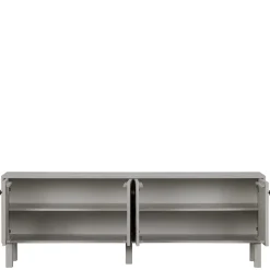 Skandi Lowboard 4-türig in Grau - Huvina^Wohnen Hot