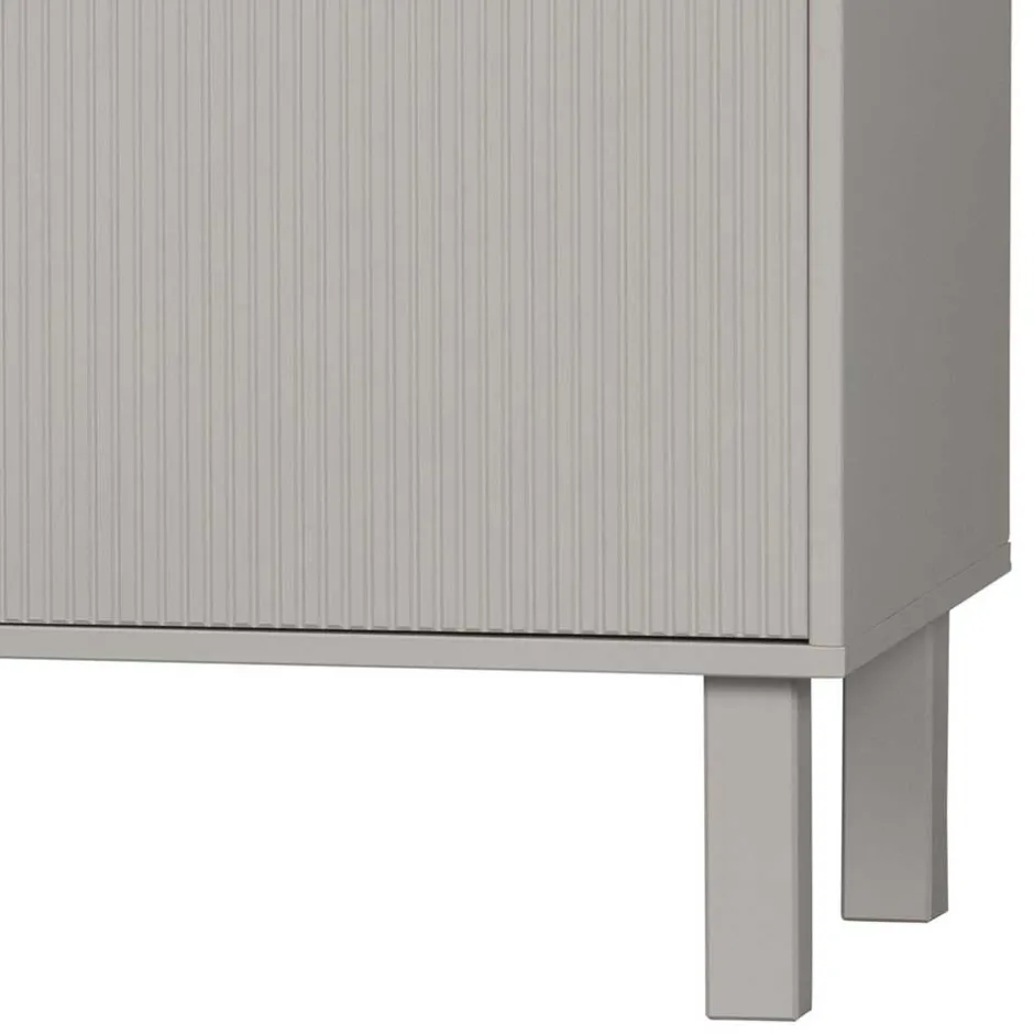 Skandi Lowboard 4-türig in Grau - Huvina^Wohnen Hot