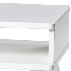 Wohnen Skandi Nachtkonsole in Weiß lackiert - Special