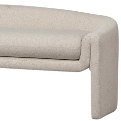 Skandi Polsterbank in Beige Strukturstoff - Greta^Wohnen Outlet