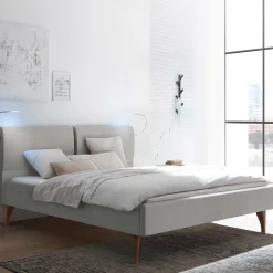 Wohnen Skandi Polsterbett in 140x200 cm - Anya