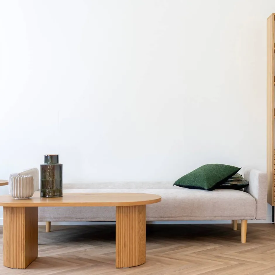 Skandi Schlafsofa in Beigegrau - Anhora^Wohnen Sale