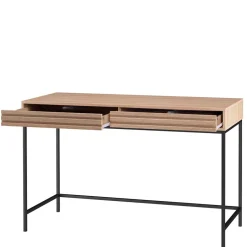 Wohnen Skandi Schreibtisch in Eiche Optik - Lunira