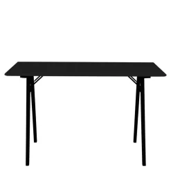 Wohnen Skandi Schreibtisch in Schwarz - Vallino