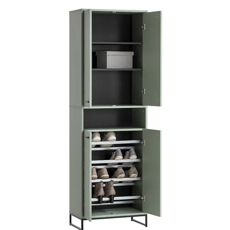 Skandi Schuhschrnak in Graugrün - Velmarun^Wohnen New