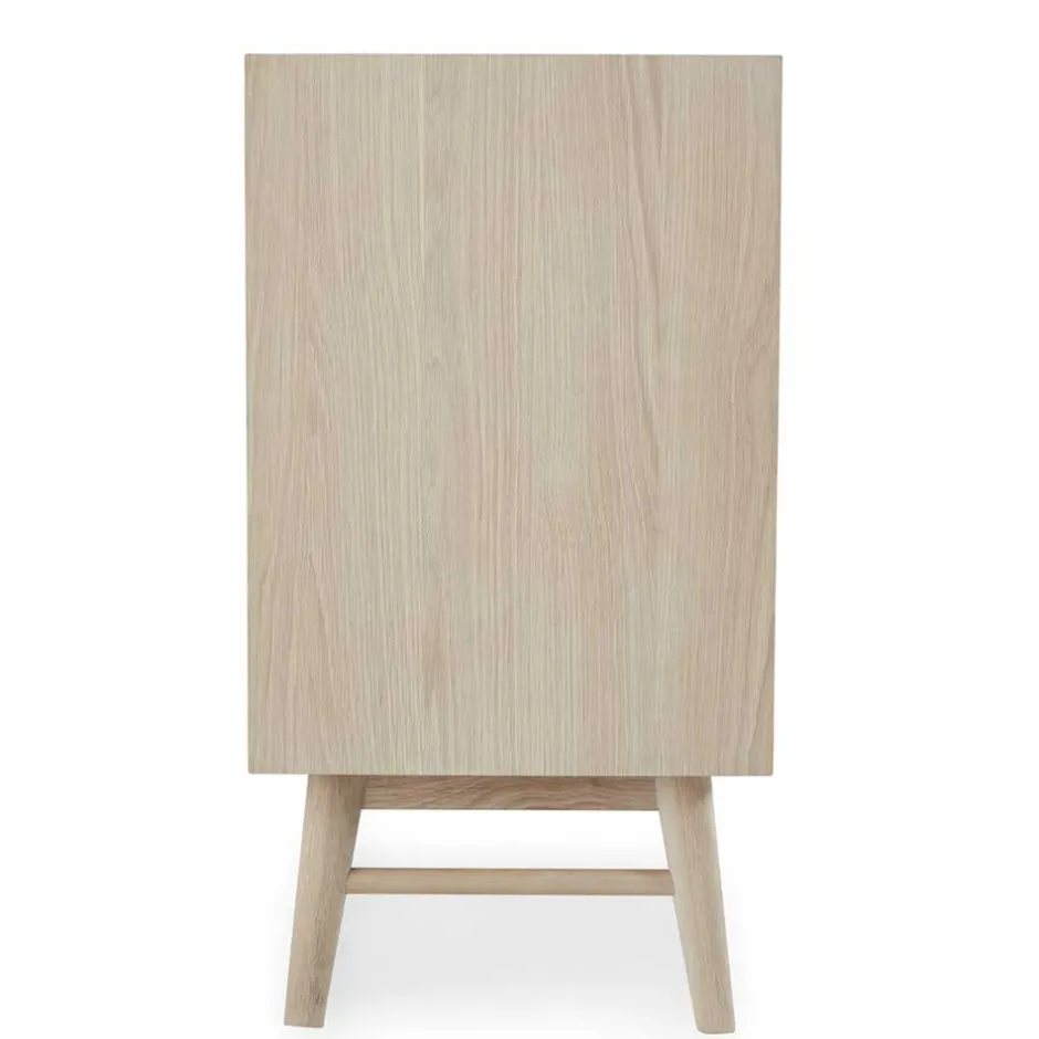 Wohnen Skandi Sideboard in Eiche Weiß - Lametla