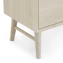 Wohnen Skandi Sideboard in Eiche Weiß - Lametla