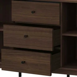 Wohnen Skandi Sideboard in Walnuss Optik - Pastilla