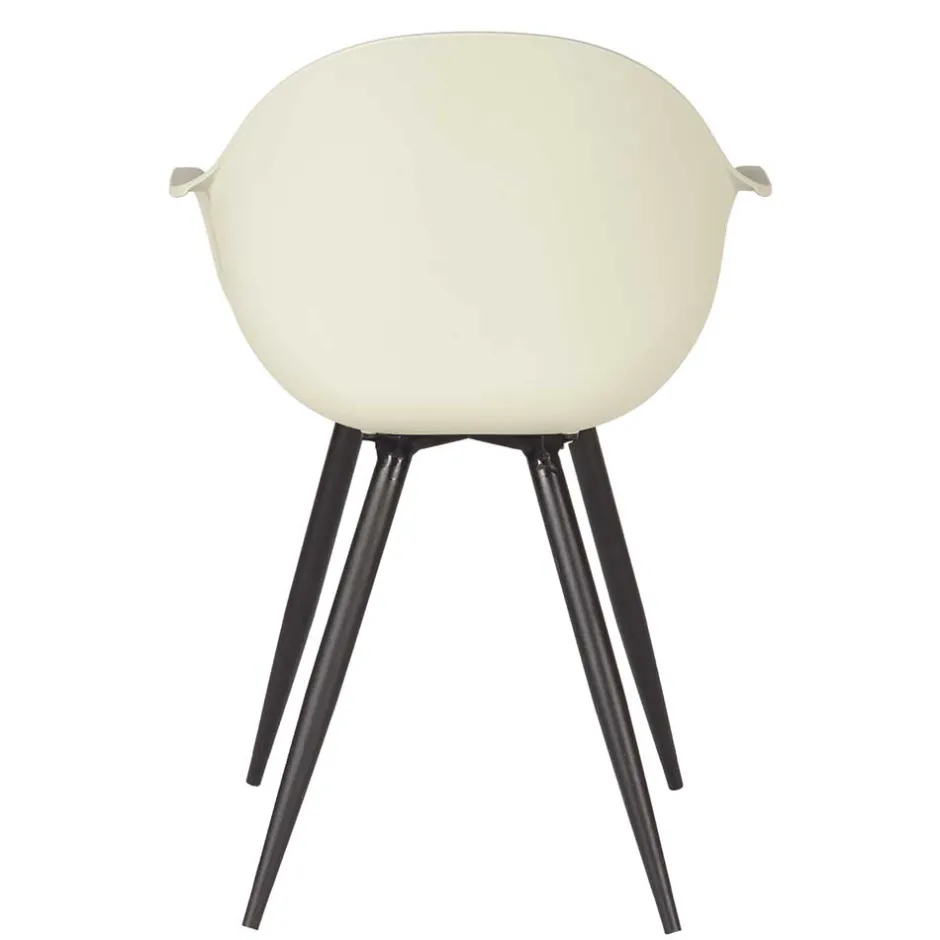 Skandi Tischsessel in Hellgrau & Schwarz - Naviron (2er Set)^Wohnen