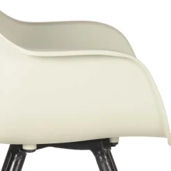 Skandi Tischsessel in Hellgrau & Schwarz - Naviron (2er Set)^Wohnen