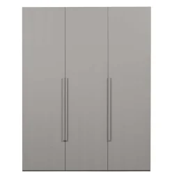 Wohnen Skandi 3-türiger Schlafzimmerschrank in Grau - Rochella