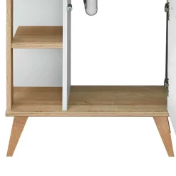 Wohnen Skandi Waschbeckenunterschrank zweifarbig - Timur