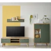 Wohnen Skandi Wohnzimmer Schränke & Wandboard - Oliva (dreiteilig)
