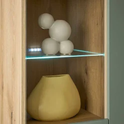 Wohnen Skandi Wohnzimmer Schränke & Wandboard - Oliva (dreiteilig)