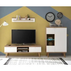 Wohnen Skandi Wohnzimmermöbel im Set - Cablos III (dreiteilig)