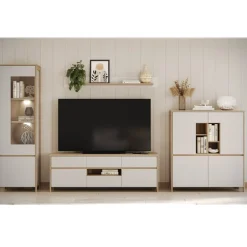 Skandi-TV-Wohnwand Kombi - Ovidio (vierteilig)^Wohnen Sale
