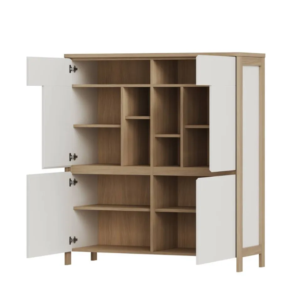 Skandi-TV-Wohnwand Kombi - Ovidio (vierteilig)^Wohnen Sale