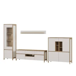 Skandi-TV-Wohnwand Kombi - Ovidio (vierteilig)^Wohnen Sale