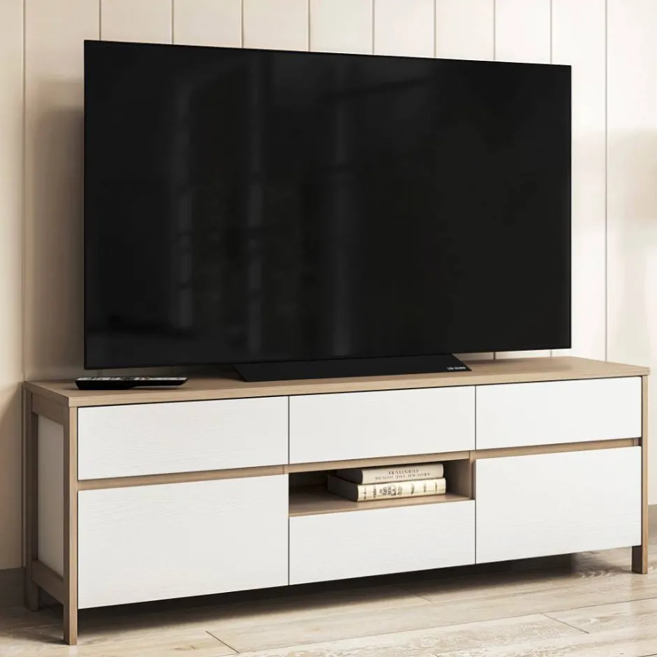 Skandi-TV-Wohnwand Kombi - Ovidio (vierteilig)^Wohnen Sale