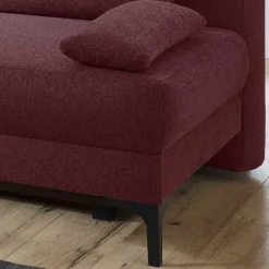 Sofa mit Bettfunktion in dunklem Lila - Ninjos^Wohnen