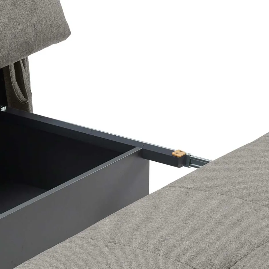 Wohnen Sofa ohne Armlehnen mit Schlaffunktion - Tonia