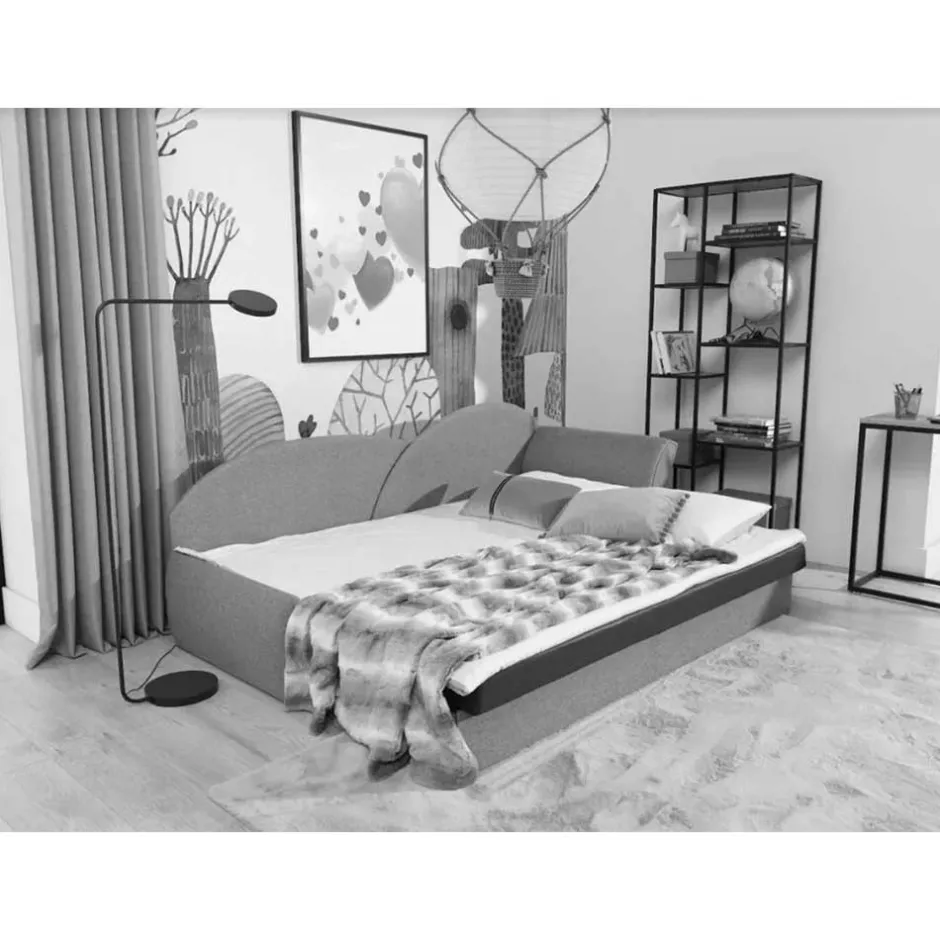 Sofabett mit Klappmechanik und Bettkasten - Yemons^Wohnen New