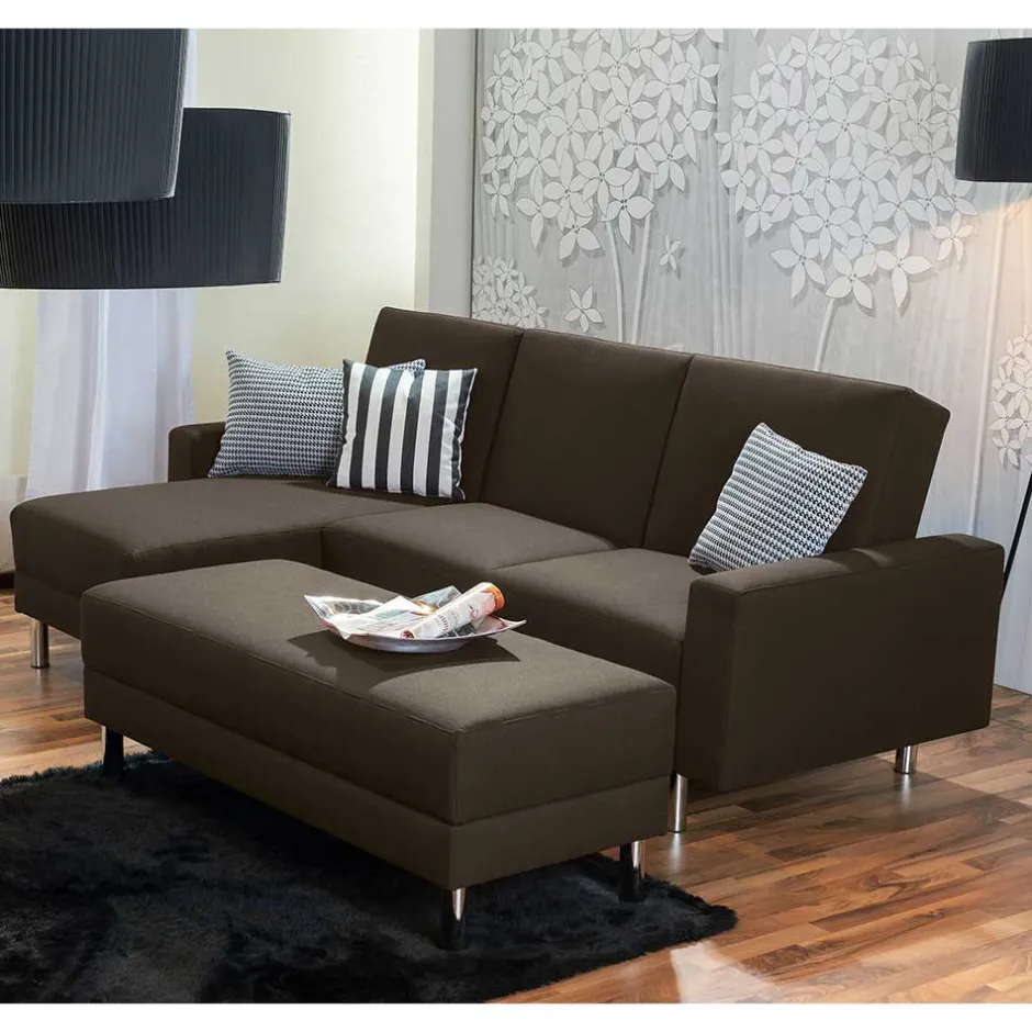 Sofaecke mit Hocker - Bettfunktion - Snella (zweiteilig)^Wohnen Best