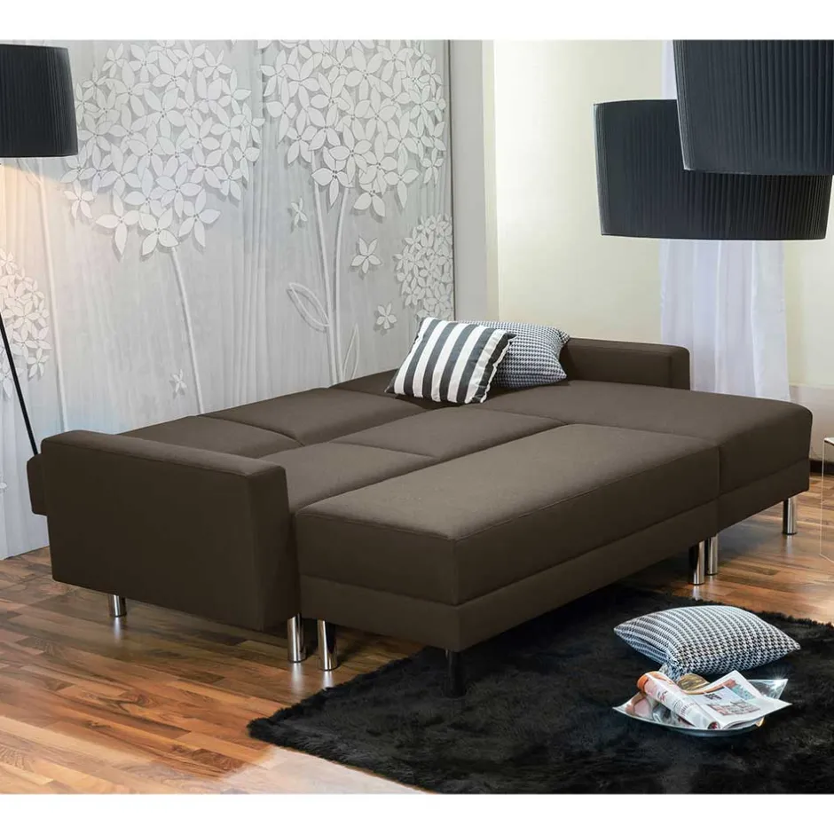 Sofaecke mit Hocker - Bettfunktion - Snella (zweiteilig)^Wohnen Best
