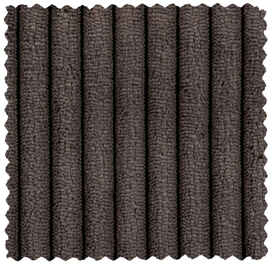 Wohnen Sofamodul Ecke als Einsitzer in Graubraun Cord - Vita