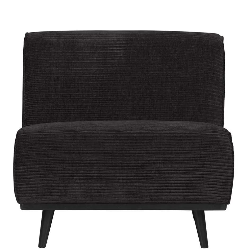 Wohnen Sofa-Modul in Dunkelgrau Breitcord-Bezug - Vibka