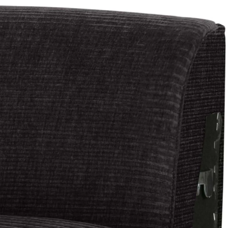 Wohnen Sofa-Modul in Dunkelgrau Breitcord-Bezug - Vibka