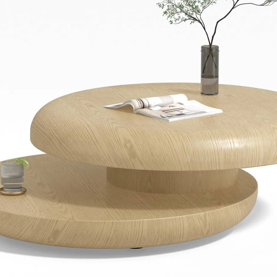 Wohnen Sofatisch mit schwenkbarer Tischplatte - Danjata