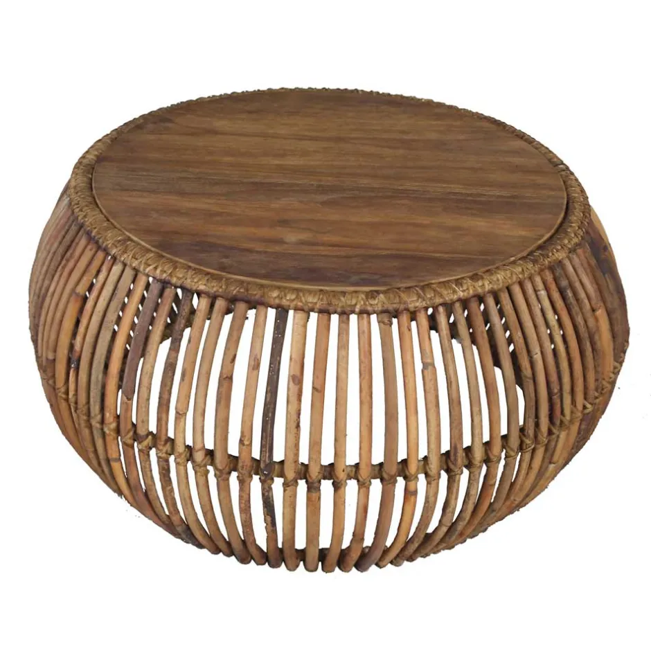 Wohnen Sofatisch Seaflair aus Rattan