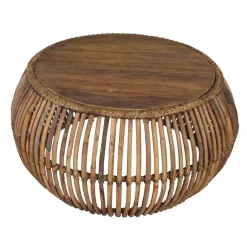 Wohnen Sofatisch Seaflair aus Rattan