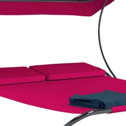 Wohnen Sonnenliege für zwei Personen in Rot - Conopca