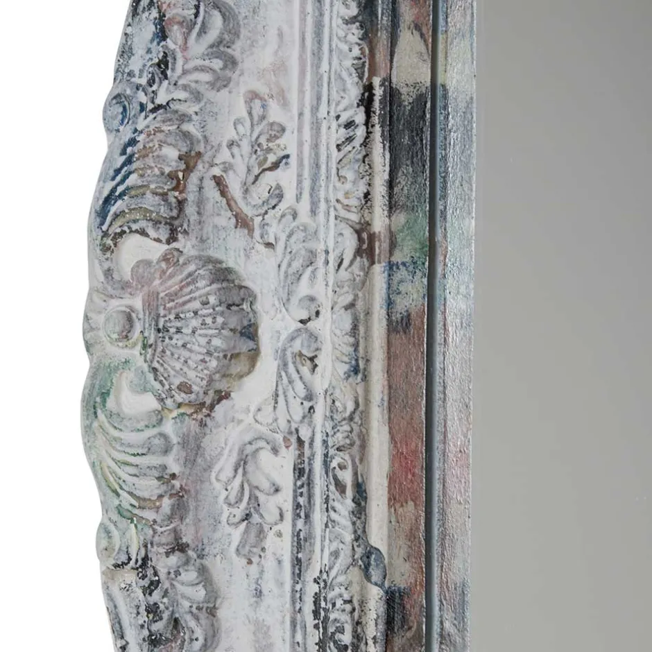 Wohnen Spiegel aus Grey Wash Tannenholz - Zyamonicus