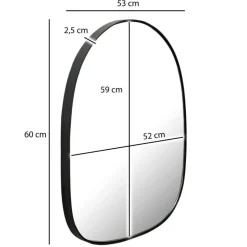 Wohnen Spiegel in organischer Form - Vuturava